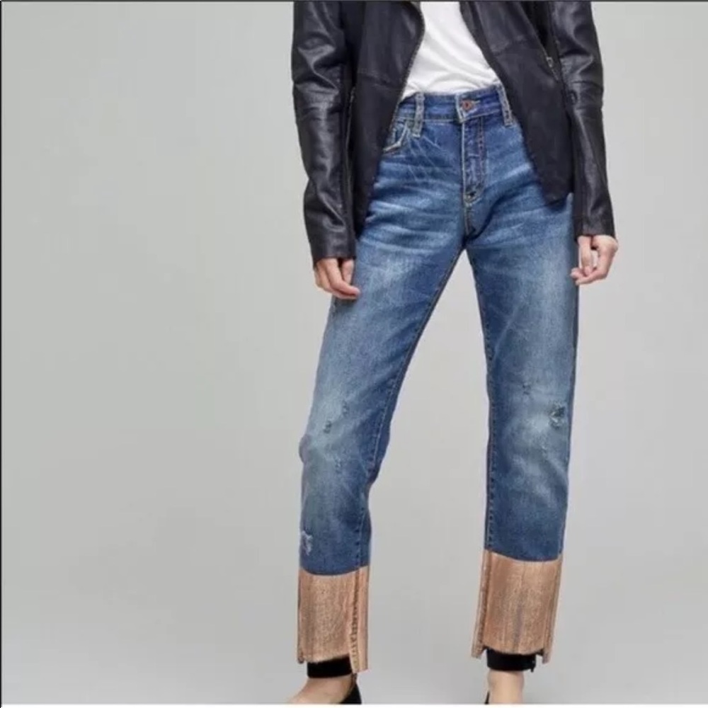 Pilcro and The Letterpress Slim Boyfriend Size 29